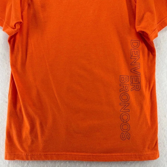 NFL MSX by Michael Strahan T-Shirt Mens Size M Denver Broncos Football Orange - Picture 6 of 11